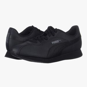 Puma Kids Black Sneakers - Size 12.5C (Runs Small, Fit Size 11 To 12)